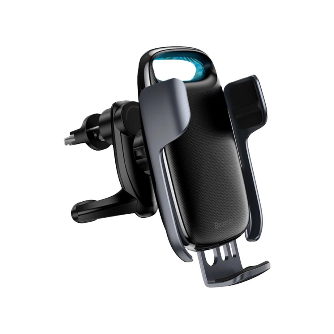 Baseus Milky Way Pro Series Wireless Charging Electric Car Mount Phone Holder 15W Cluster Black